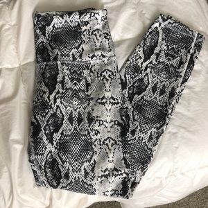 Balance Athletica Leggings- Snake Skin Print